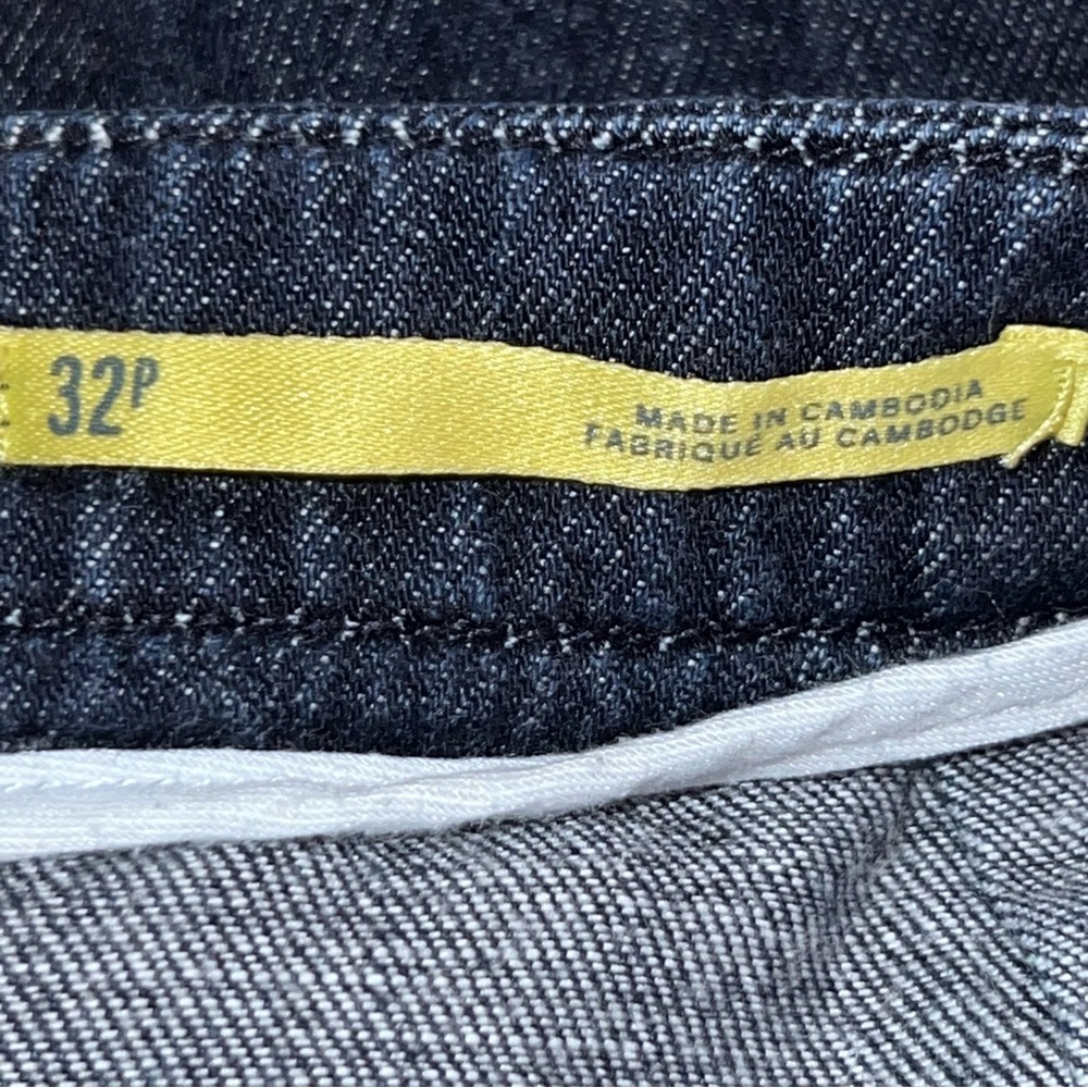 Anthropologie Maeve Denim Wide Leg Pleated Front Denim Jeans w/3 Pockets-Siz 32P - Picture 10 of 10